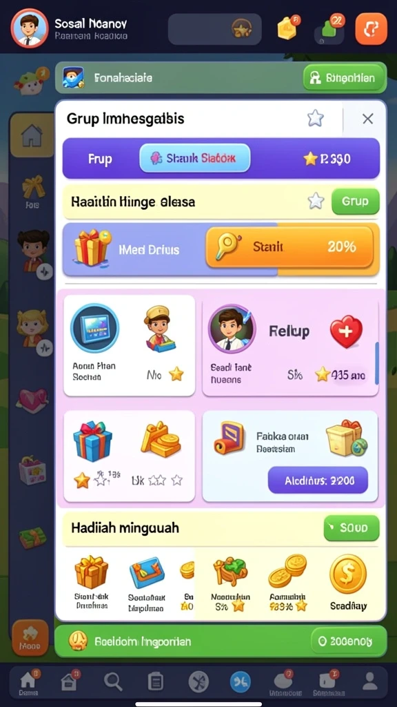 c7890 - Screenshot dari level yang menantang dengan rintangan menarik.