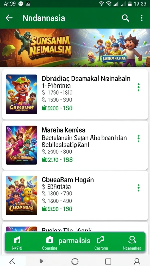 lgoace - Tampilan awal permainan yang menarik dan intuitif.