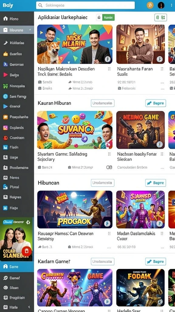 rp6789 - Screenshot menampilkan tampilan awal permainan yang menarik.